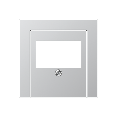 Крышка для ТАЕ и USB розеток, фиксация винтом; дюропласт; алюминий; A500, A569PLTAL