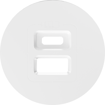 Donel D16 глянцевый белый  Накладка для розеток USB, DO28603