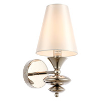 Evoluce SL1137.101.01 Светильник настенный Никель/Белый E14 1*40W