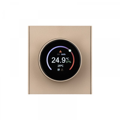 KRANZ STRONG Терморегулятор Wi-Fi с/у шелк, с 1-пост. рамкой, KR-78-0728-8