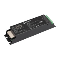 INTELLIGENT ARLIGHT Декодер SMART-DMX512-305-63-RDM-SUF Black (12-48V, 5x4A, RJ-45) (IARL, IP20 Металл, 5 лет), 036245