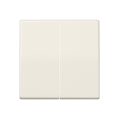 Клавиши для сдвоенного выключателя; термопласт; слоновая кость, AS591-5BF