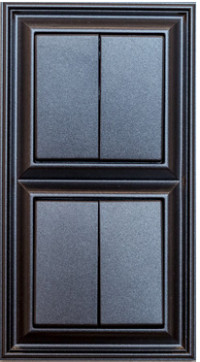 Jung Блок: Розетка 2к+з + Розетка 2к+з,  серия ECO PROFI DECO