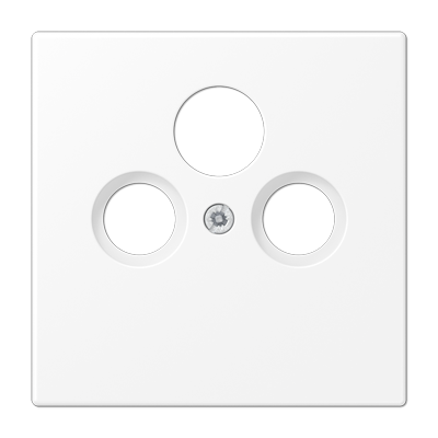 Kрышка для SAT-TV-FM розеток; термопласт; белый матовый, LS990SATWWM