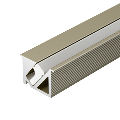 Профиль SL-BEVEL-H10-F14-2000 ANOD OLIVE GREY (Arlight, Алюминий), 038200