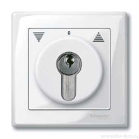 SM Накладка для выключателя, управл. ключом, арт.№SCMTN318601, бел.