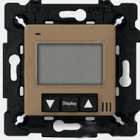 FD18000PB-M Fede Fede Термостат для эл. "теплых полов", черн./Bright Patina