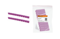 Маркер наборный - символ "7" фиолетовый 1,5 мм2 (150 шт.) TDM Electric, SQ0534-0008