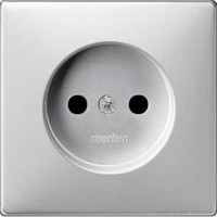 SD Накладка для розетки 2К 16А 250В~, алюм.