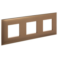 4426906 - ДКС Рамка ARTLEBEDEV, "Avanti", "Золотистый жемчуг", 3 поста