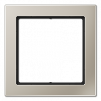 Рамка 1-кратная; благородная сталь, FDES2981