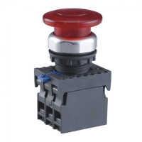 Chint Кнопка упр. "Грибок" ?60мм NP8-11MD/23 подсвет., самовозв., зелен., AC110-230В, 1НО+1НЗ, IP65 (R), 667632 Chint Кнопка упр. "Грибок" ?60мм NP8-11MD/23 подсвет., самовозв., зелен., AC110-230В, 1НО+1НЗ, IP65 (R), 667632