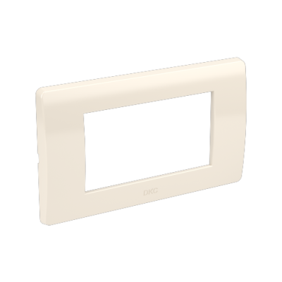 ДКС Рамка на 4 модуля, слоновая кость, RAL9001, 75011O