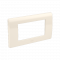 ДКС Рамка на 4 модуля, слоновая кость, RAL9001, 75011O