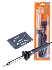 Паяльник электрический ПЭ-40  с жалом типа "конус", в комплекте подставка, 40 Вт, "Гранит" TDM Electric, SQ1025-0201