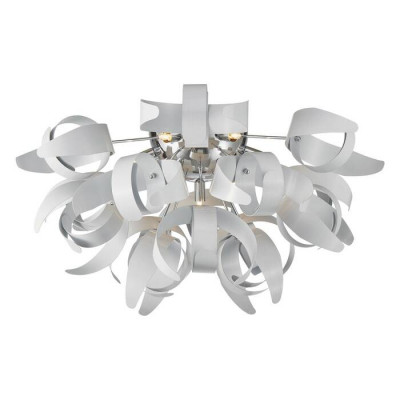 LUSSOLE BRIOSCO Люстра потолочная, цвет основания - хром, 9x40W G9, LSA-5927-09