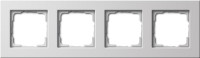 214201 - Gira E22 Рамка на 4 поста, глянцевый белый