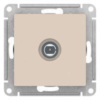 ATN000293 - ATLASDESIGN TV АНТЕННА коннектор, механизм, БЕЖЕВЫЙ, Systeme Electric