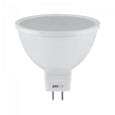 Jazzway Лампа светодиодная (LED) с отражателем d50мм GU5.3 120° 7Вт 220-240В матовая нейтральная холодно-белая 4000К, 1033512