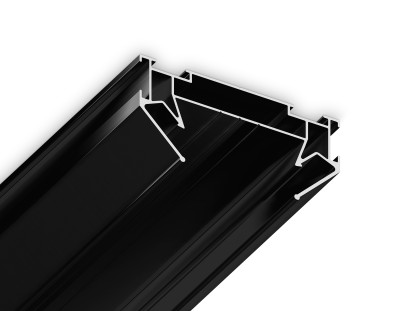 Профиль в натяжной потолок для шинопровода Standard PRO 220В черный 3м, AMBRELLA LIGHT, GL7132
