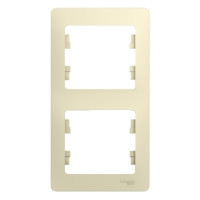 GLOSSA 2-постовая РАМКА, вертикальная, БЕЖЕВЫЙ GLOSSA 2-постовая РАМКА, вертикальная, БЕЖЕВЫЙ