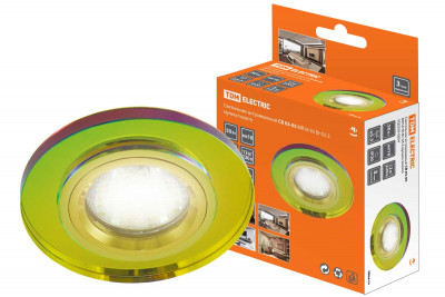 Светильник встраиваемый СВ 03-05 MR16 50Вт G5.3 мульти/золото TDM Electric, SQ0359-0054