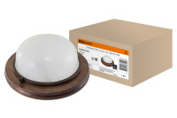 Светильник НПБ1101 венге круг 100Вт IP54 TDM Electric, SQ0303-0425