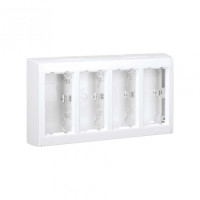 Simon Connect Белая Коробка Cima Pro в сборе для наружного монтажа на 4 Cima-модуля, SBC400-9