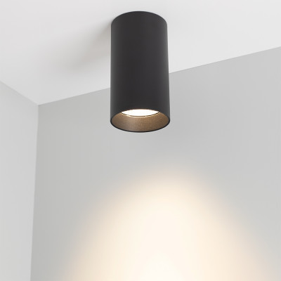 Светильник накладной SP-POLO-R85-1-15W Warm White 40deg (Black, Black Ring) (Arlight, IP20 Металл, 3 года), 022951