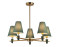 Потолочный светильникс мрамором E14*5, AMBRELLA LIGHT, LH75051