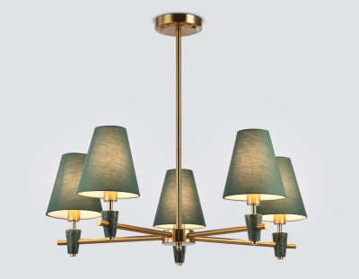 Потолочный светильникс мрамором E14*5, AMBRELLA LIGHT, LH75051