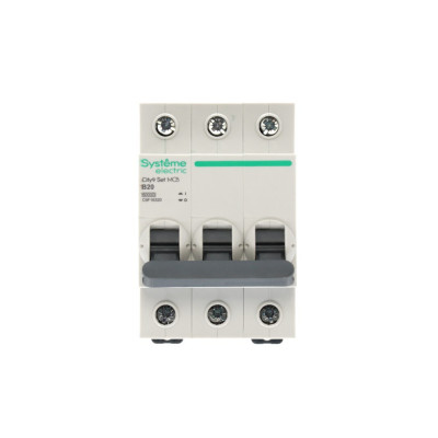 City9 Set Автоматический выключатель (АВ) B 20А 3P 6kA 400В, Systeme Electric, C9F16320