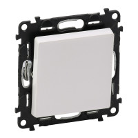 Legrand Valena LIFE.Переключатель 10АХ 250В с лицевой панелью.Безвинтовые зажимы.Белый, 752406 Legrand Valena LIFE.Переключатель 10АХ 250В с лицевой панелью.Безвинтовые зажимы.Белый, 752406