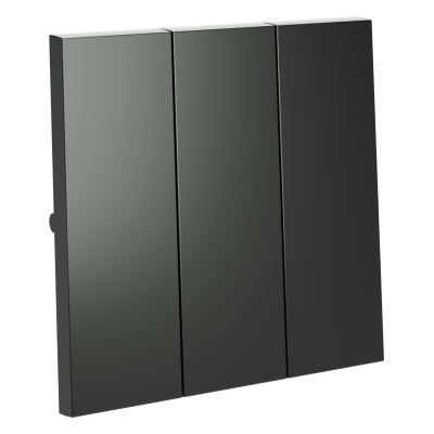 Клавиши для выключателя/переключателя трехклавишного, S70 (титан), VLS000506