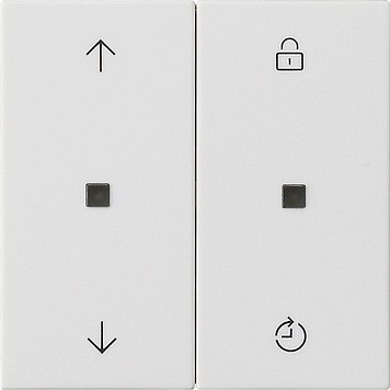 536327 Gira Накладка управления жалюзи с функцией памяти System 3000