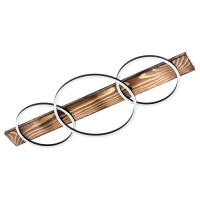 99413 Светод. потол. светильник BOYAL, 3х12W(LED), L1010, B400, H95, 3x1700lm, сталь, дерево, черный