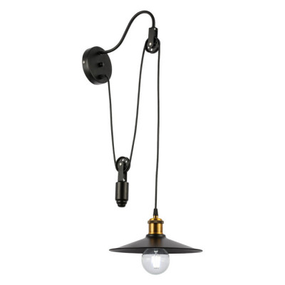 Evoluce SLE120501-01 Светильник настенный Черный/Черный E27 1*60W