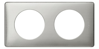 Legrand Рамка - Программа Celiane - 2 поста - Сильвер пунктум, 068722