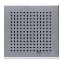 N2229 PL - Накладка (решётка) для громковорителя 2, серия Zenit, цвет серебристый - 2CLA222900N1301