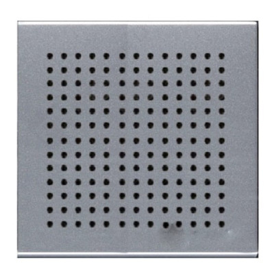 N2229 PL - Накладка (решётка) для громковорителя 2, серия Zenit, цвет серебристый - 2CLA222900N1301