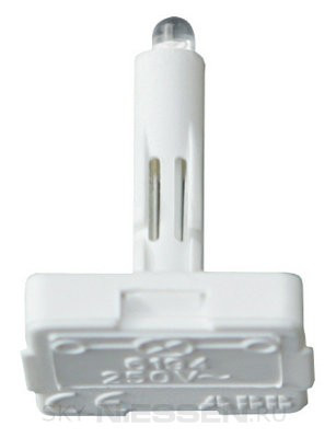 6192 BL - LED лампа подсветки для механизмов 1-кл. выключателей, переключателей, кнопок, SKY, цвет свечения белый - 2CLA819202A1001