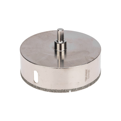 Коронка алмазная 120мм по керамограниту с центровочным сверлом KRANZ, KR-92-0023