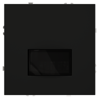 Датчик движения встраиваемый VOLTUM S70, (черный матовый), VLS070508