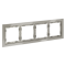 Рамка стеклянная VOLTUM S70 на 4 поста, (шелк, стекло), VLS110404