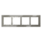 Рамка стеклянная VOLTUM S70 на 4 поста, (шелк, стекло), VLS110404