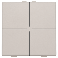 Niko Home Control Серый Кнопка 4-клавишная, 102-51004