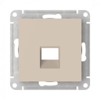 ATN001284 - ATLASDESIGN НАКЛАДКА для информационных функций типа Keystone, ПЕСОЧНЫЙ, Systeme Electric