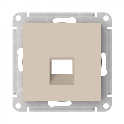 ATN001284 - ATLASDESIGN НАКЛАДКА для информационных функций типа Keystone, ПЕСОЧНЫЙ, Systeme Electric