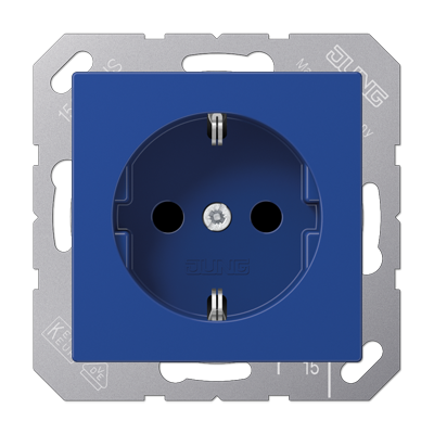 Розетка, термопласт, защита от детей, A1520BFKIBL