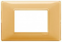 Vimar Накладка для 3 модулей рефлекс "янтарь", 14653.43